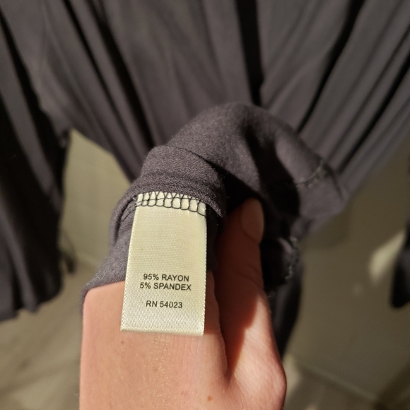 Banana Republic gray faux wrap dress - Picture 3 of 4